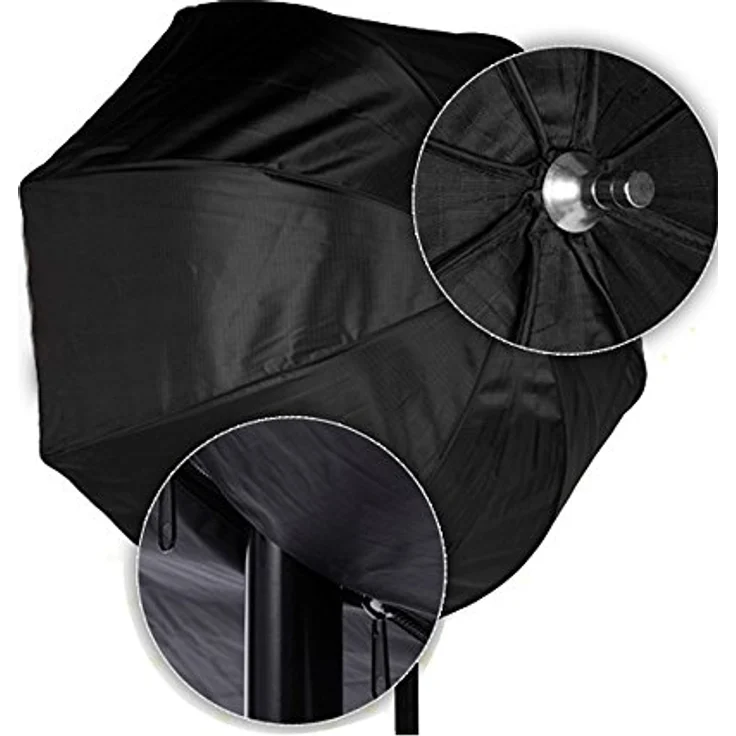 Godox 120cm / 47.2in Tragbare Octagon Softbox Regenschirm Brolly Reflektor für Blitzgerät – Bild 7