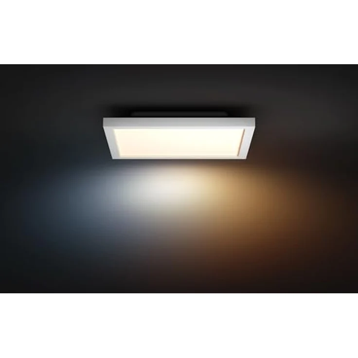 Philips Hue Aurelle White Ambiance, LED-Panelleuchte 30 cm x 30 cm, smarte Deckenbeleuchtung in Weiß mit 50.000 Weißtönen – Bild 2