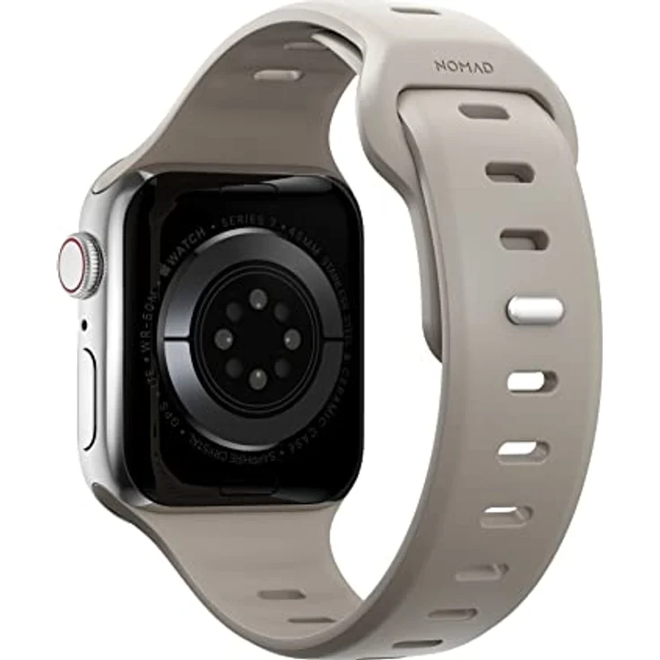 Nomad Sport Band Slim Apple Watch 42mm - 44mm - 45mm Bone - (NM01146285) – Bild 3