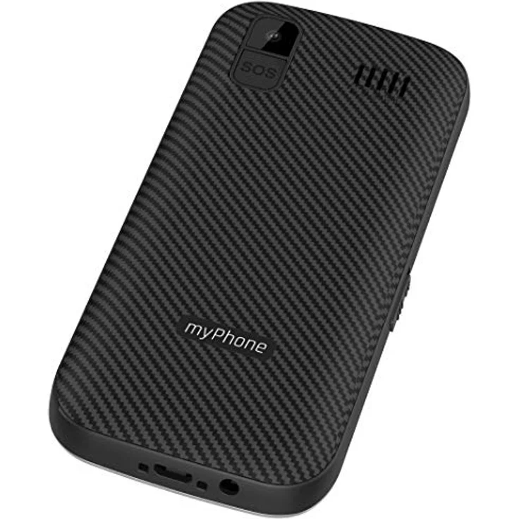 MP myPhone Halo C 2.2” Seniorenhandy Mobiltelefon ohne vertrag mit großen Tasten, Taschenlampe, Ladestation, Dual SIM, Bluetooth, großer Akku 1900mAh, Kamera - Schwarz – Bild 4