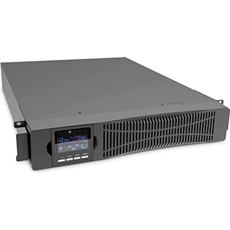DIGITUS OnLine USV-System - 1500 VA / 1500 W - 19-Zoll Montage - Schwarz – Bild 1