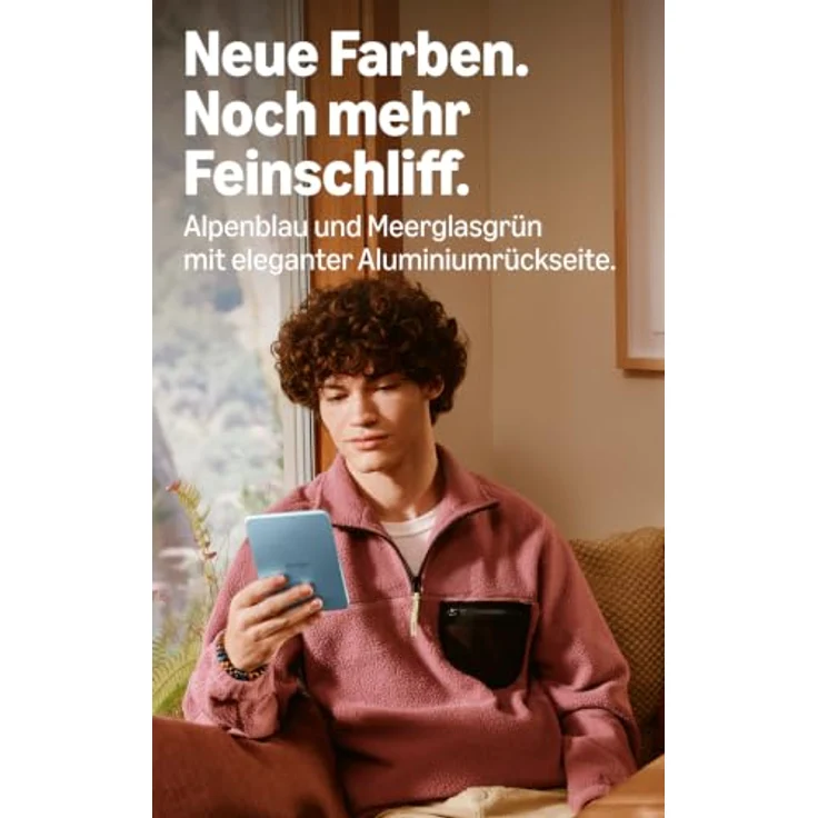 Amazon Kindle (2026), 32 GB E-Book-Reader, 6-Zoll-Display, Aluminium-Design in Alpenblau, ohne Werbung – Bild 4
