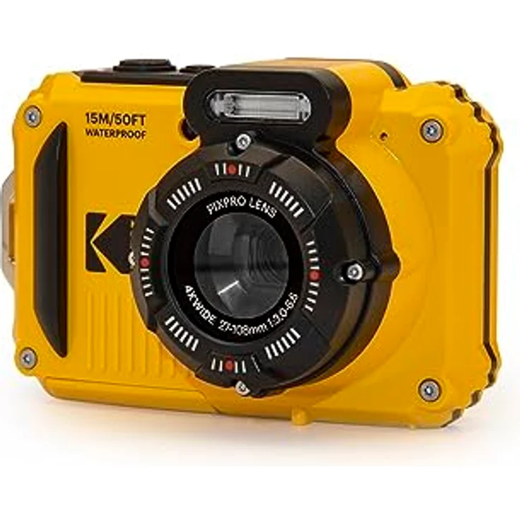 Kodak Pixpro WPZ2 Wasserdichte Kamera, + 2 Ersatzakkus Kompaktkamera, Stoßfest, staubdicht, 1080p HD Videos, Wi-Fi® - Blau – Bild 3