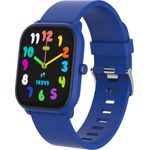 Denver Smartwatch SWK-120BU, Bluetooth-Smartwatch für Kinder mit Herzfrequenzsensor, 1,75" Display, blau