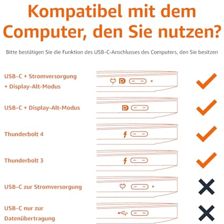 AmazonBasics – Hochwertiges Adapterkabel USB-C auf HDMI, Aluminium, Thunderbolt-3-kompatibel, 4K bei 60 Hz, 90 cm – Bild 3