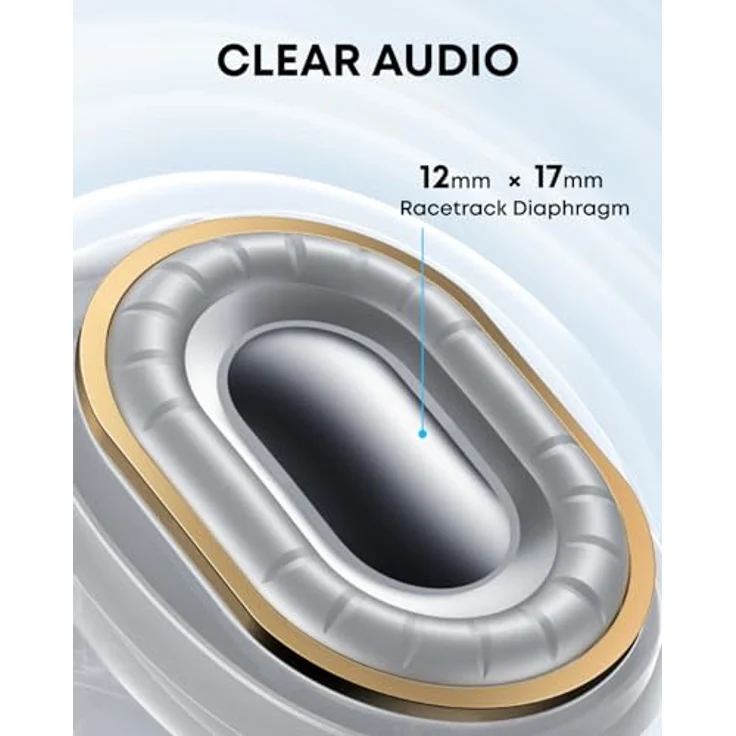 Anker soundcore C40i, Open-Ear Earbuds mit Clip-On Design, Noise Cancelling für Anrufe, flexible Passform und Tastensteuerung – Bild 4