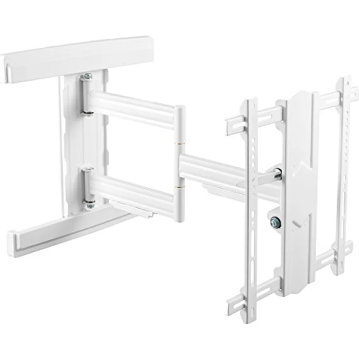 RICOO TV Wandhalterung Schwenkbar Neigbar für 45-85 Zoll in Weiß - Bis 50kg max VESA 400x400mm – Bild 2