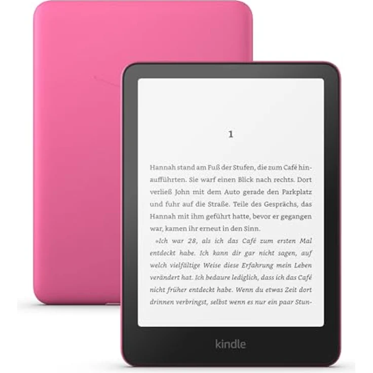 Amazon Kindle Paperwhite (16 GB) – Unser schnellster Kindle mit 7-Zoll-Display, wochenlanger Akkulaufzeit – mit Werbung – rosa – Bild 1