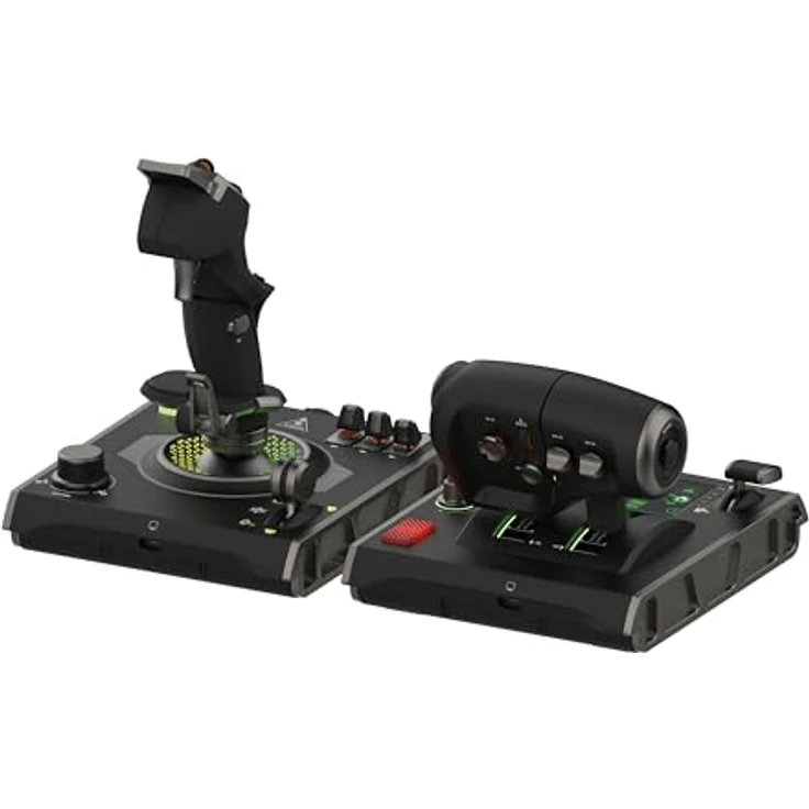Turtle Beach VelocityOne Flightdeck - Universeller HOTAS-Simulation-Joystick & Schubhebel mit Touch-Display, integriertem HUD & kontaktlosen Sensoren - für Windows 10/11, Schwarz – Bild 4