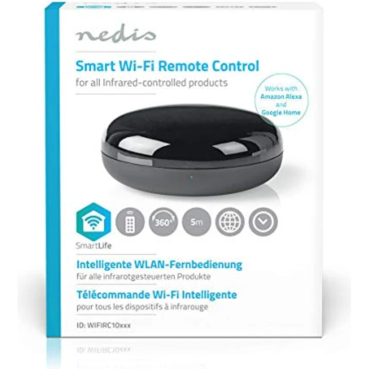 Nedis - Intelligente WLAN-Universal-Fernbedienung - Infrarot - App-Steuerung - Klimaanlage einschalten und Zeitplan für Ihren Fernseher festlegen – Bild 10
