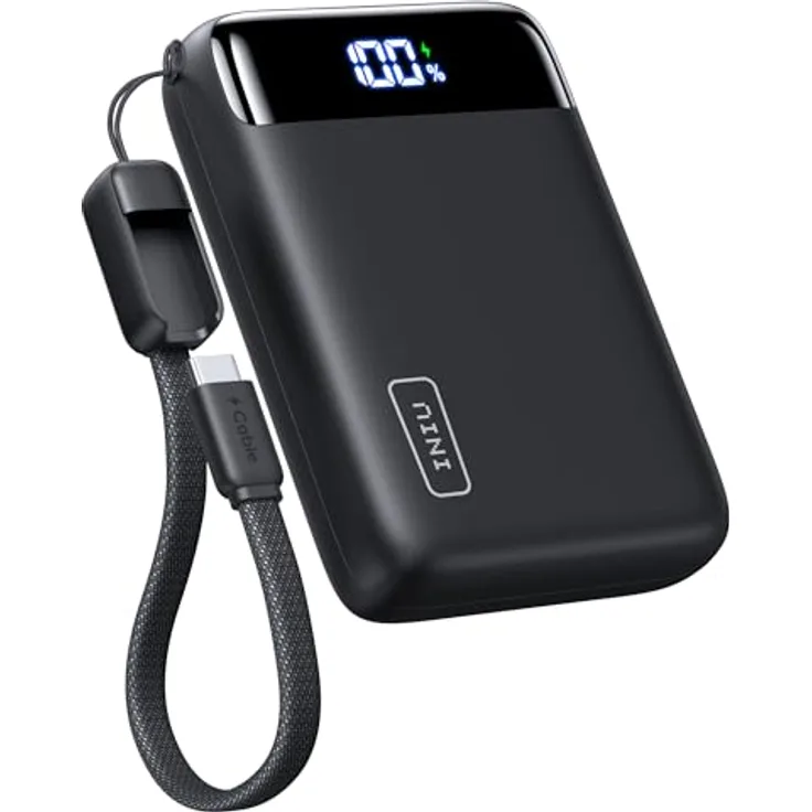 INIU Power Bank Mini 20000mAh, Ultra Klein mit 22.5W Schnellladung, USB-C In&Out, perfekt für iPhone 17 16 15 Pro, Samsung S25 S24, iPad, ideal für Reisen & Camping