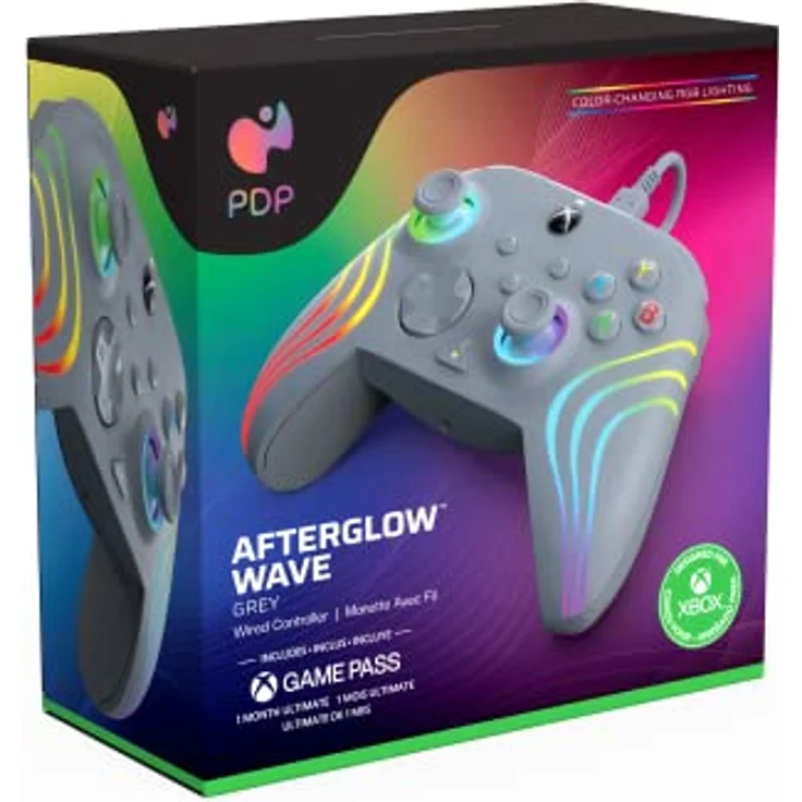 PDP AFTERGLOW XBX WAVE WIRED Controller GREY for Xbox Series X|S, Xbox One, Officially Licensed – Bild 4