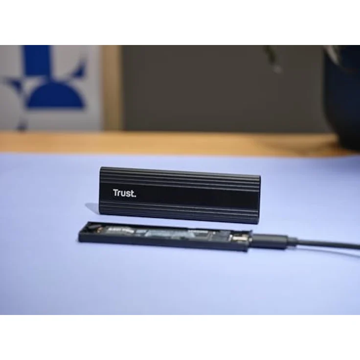 Trust USB-C-Gehäuse für M.2 SSD, ideal zur Festplattenaufbewahrung – Bild 8