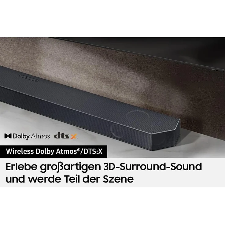 Samsung HW-Q995GC 11.1.4-Kanal Q-Soundbar, 4.0.2-Kanal Rücklautsprecher, Kabelloses Dolby Atmos / DTS:X, Q-Symphony [2023] – Bild 5