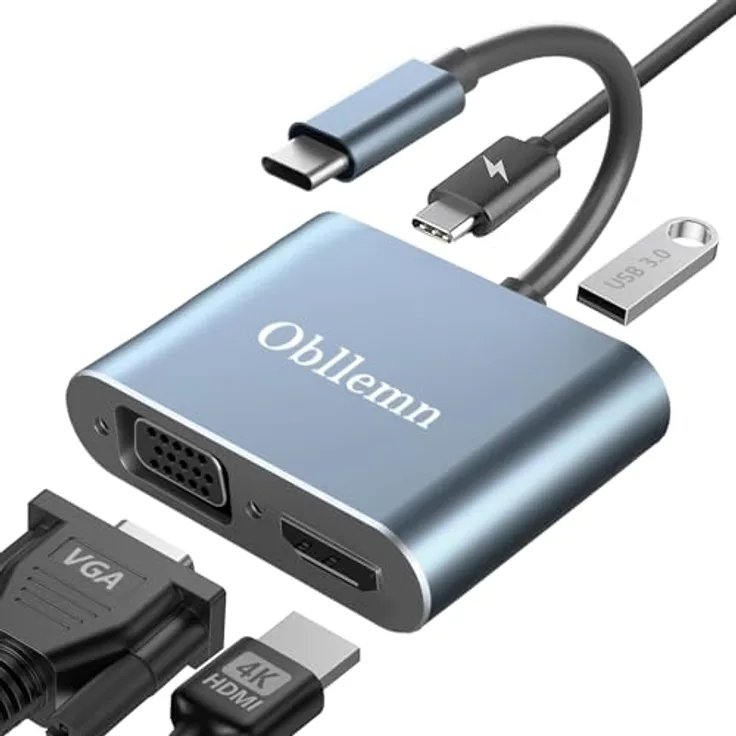 USB 3.1 Typ C zu VGA Adapter Verwenden Sie einen VGA-Monitor an einem USB 3.1 C Anschluss (127564)