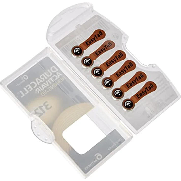 6X 1,45V Duracell 312 Activair Hearing Aid Zinc Air Blister Hörgeräte Batterien – Bild 2