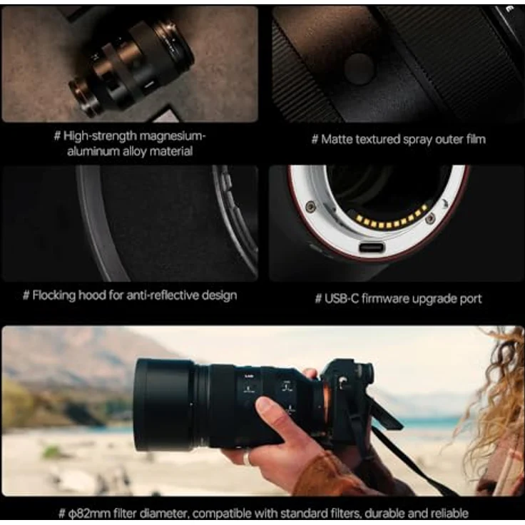 VILTROX 135mm F1.8 LAB FE Vollformatobjektiv für Sony E-Mount, AF-Teleobjektiv mit Festbrennweite, Kompatibel mit Sony-Kameras a7III a7RII a7IV a7RIV a9 A1 a5000 a6000 A6700, Dual Floating-Fokus-Design, Effizienter Autofokus, Hervorragende Bokeh-Qualität – Bild 5