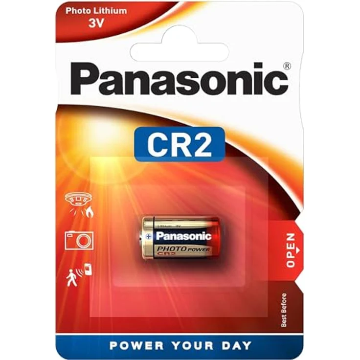 Panasonic CR2 Lithium-Batterie , 3V, 1er Pack – Bild 3