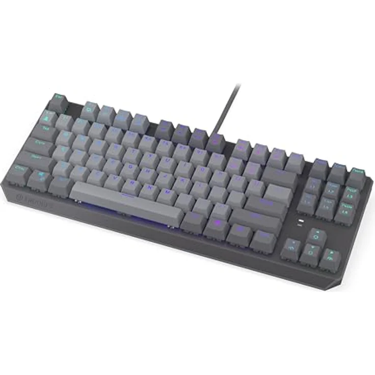 Endorfy Thock V2 TKL, Mechanische Gaming-Tastatur mit USB, ARGB Beleuchtung, kabelgebunden, US Layout – Bild 1