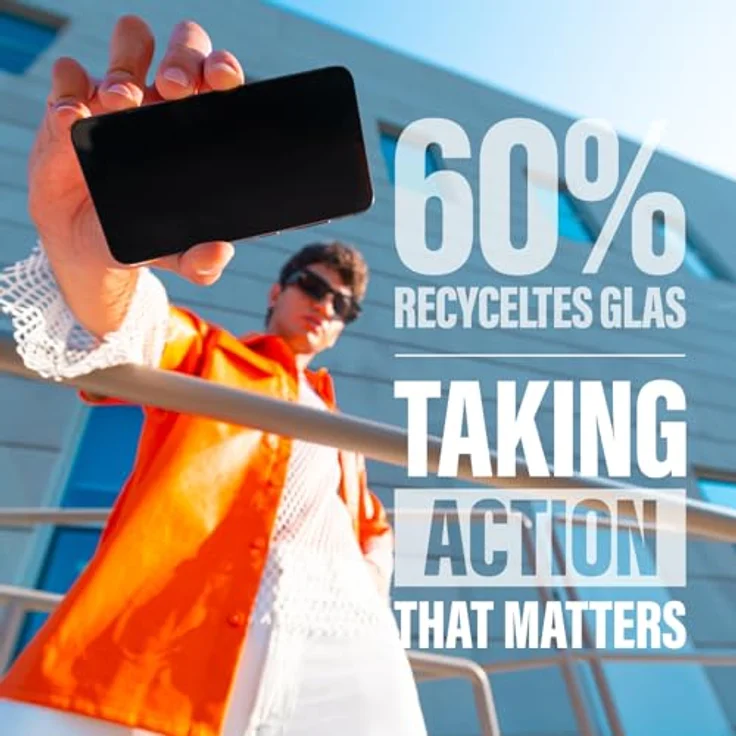 PanzerGlass Klar Glass Displayschutz für iPhone 16e (2025) | 14 | 13 | 13 Pro - 60% Recyceltes Glas, Gehärtetes Glas, Einfache Installation – Bild 5