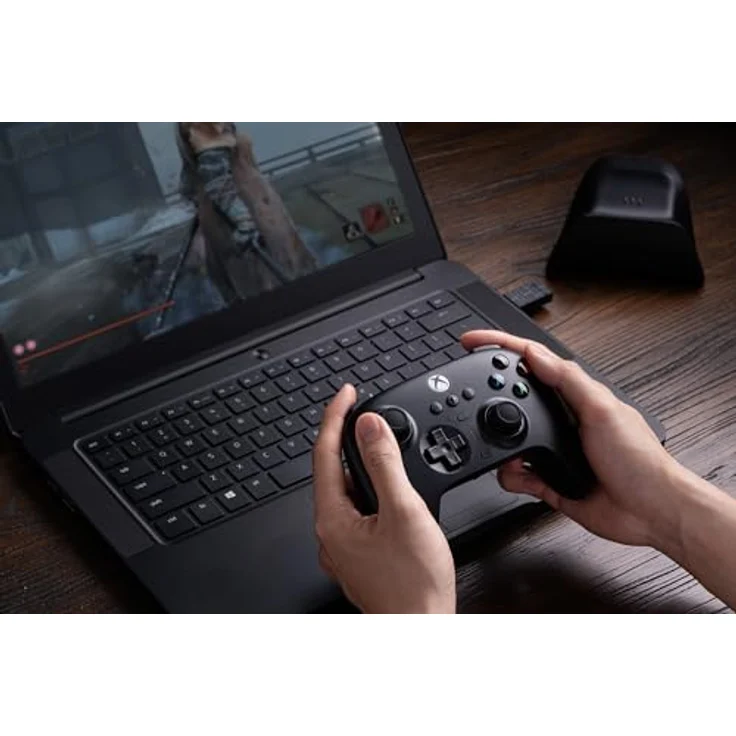 8bitdo Ultimate 3-mode, Gaming Controller für Xbox One S, Xbox Series X/S & Windows, Anpassbare Profilwechsel-Taste, Schwarz – Bild 9