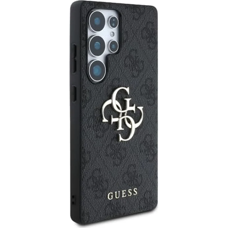CG MOBILE Unter Lizenz Guess Hülle für S25 Ultra Schwarz Big 4G Logo Classic Logo - Hardcase aus Öko-Leder/TPU/PC – Bild 5