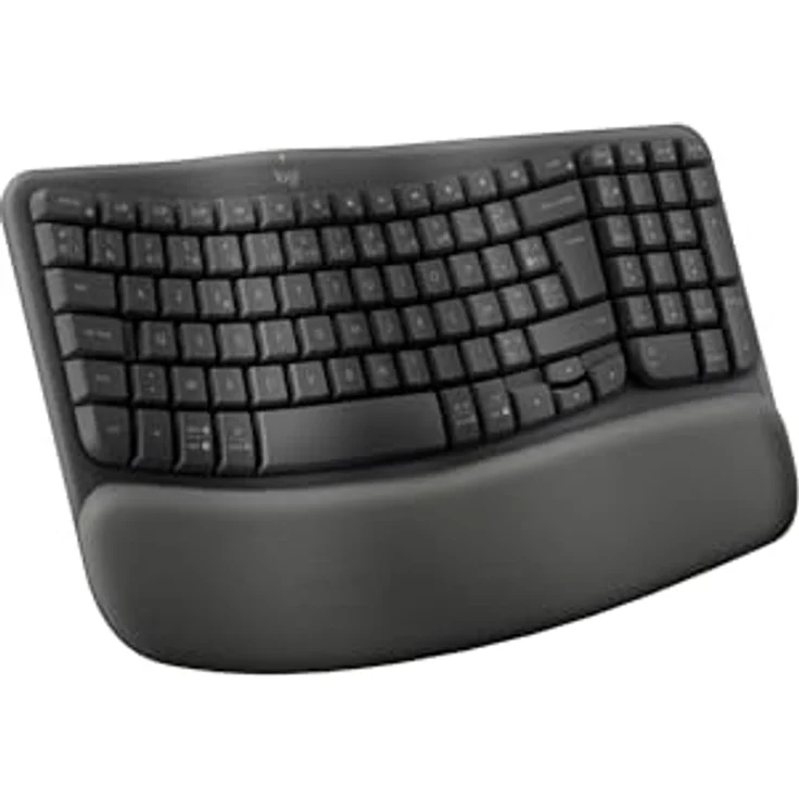 Logitech Wave Keys, kabellose AZERTY Tastatur mit Bluetooth 5.1, Graphit – Bild 6