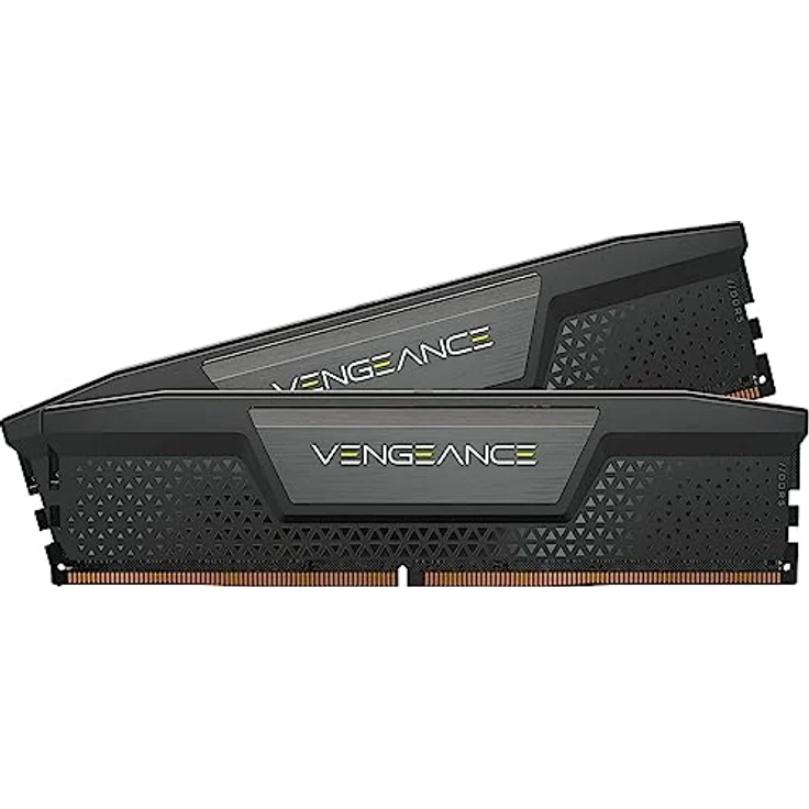 Corsair VENGEANCE DDR5 RAM 32GB (2x16GB) 6400MHz CL32 Intel XMP iCUE Kompatibel Computer Speicher - Schwarz (CMK32GX5M2B6400C32) – Bild 1