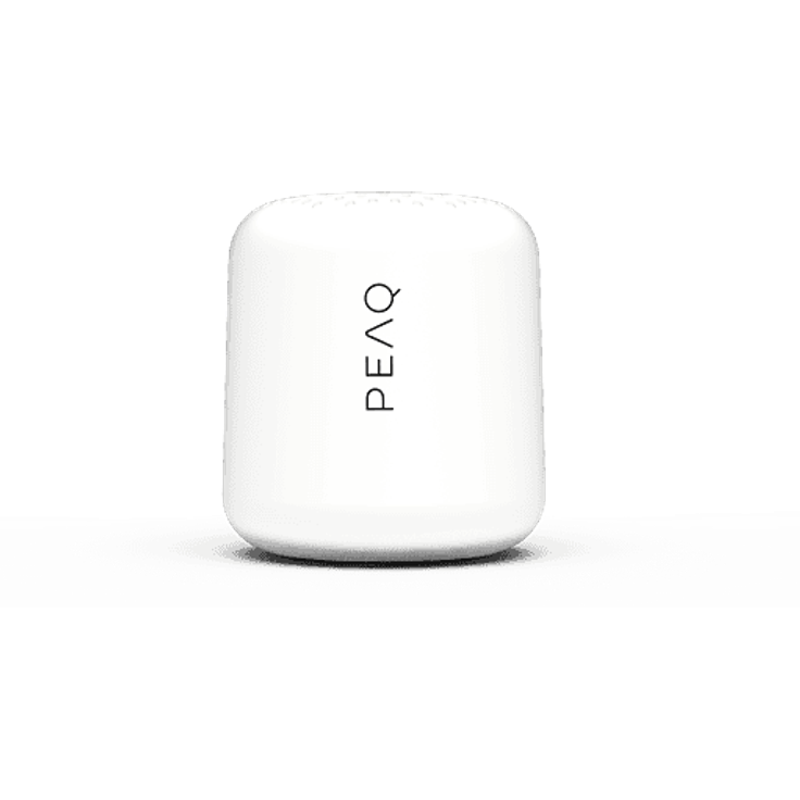 PEAQ PPA 103-WT, Tragbarer Bluetooth-Lautsprecher mit 10m Reichweite, 2 Watt RMS, Weiß