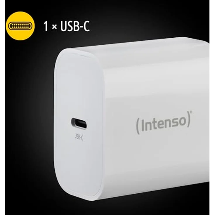 Intenso Power Adapter W20C, USB-C Ladegerät mit 20 Watt, weiß – Bild 3