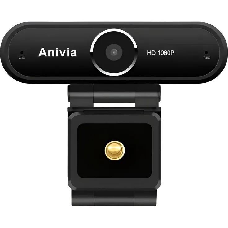 DIYARTS Full HD-Webcam mit Rauschunterdrückendem Mikrofon, 30 FPS, Plug and Play, 1920 x 1080 Auflösung, Kompatibel mit Windows, Linux und Android