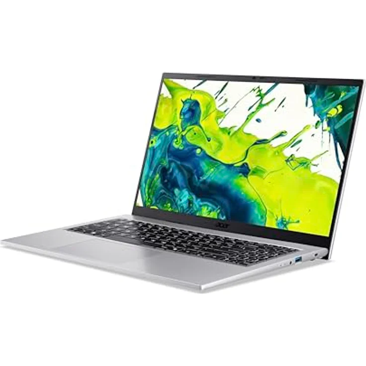 Acer Aspire Go 15 (AG15-72P-792F) Laptop, 15,6" FHD IPS Display, Intel Core i7-150U, 16 GB RAM, 1 TB SSD, Intel Grafik, Windows 11, QWERTZ Tastatur, Silber – Bild 4