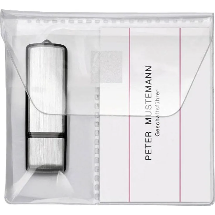 VELOFLEX USB-Stick Hullen selbstklebend fur 2 USB-Sticks 1 Pack = 10 St.
