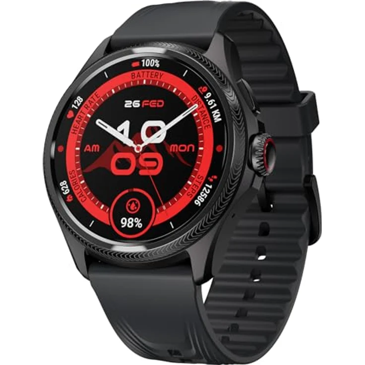 Ticwatch Pro 5 Enduro Smartwatch für Männer Android Wear OS Smart Watch 90 Std. Akku 110+ Trainingsmodi 7/24 Herzfrequenz 5ATM GPS Kompass Nur Android kompatibel – Bild 1