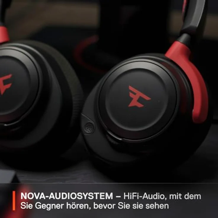 SteelSeries Arctis Nova 7 - Faze Clan Edition - Multi-Plattform-Wireless Gaming-Headset, Dual Wireless 2,4 GHz & Bluetooth, 38 Std.-Akku, PC, PS, Mac, Mobilgeräte, Switch – Bild 3