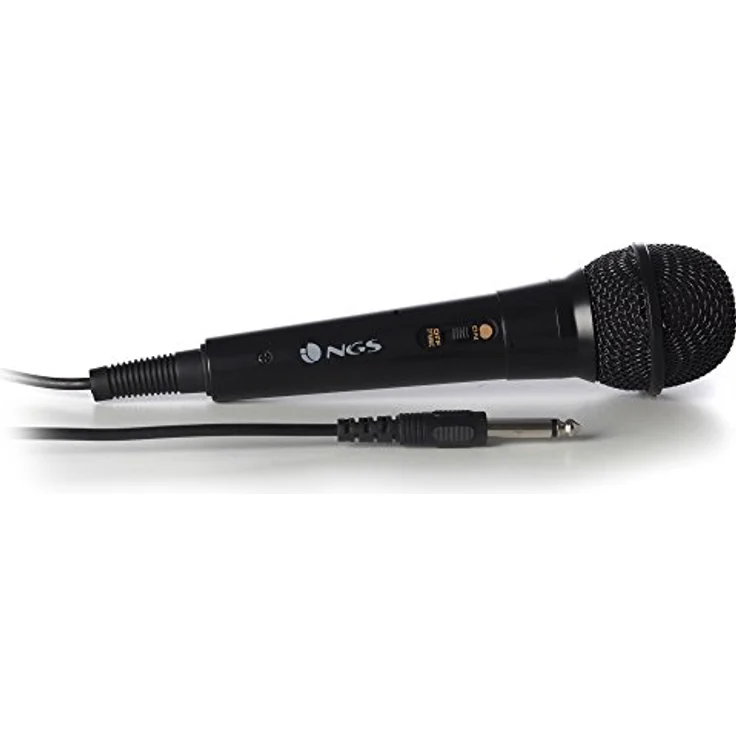 NGS Singer Fire Karaoke Microphone Verkabelt Schwarz - Mikrofone (Karaoke Microphone, -73 dB, 80-12000 Hz, Unidirektional, 600 Ohm, Dynamisch) – Bild 6