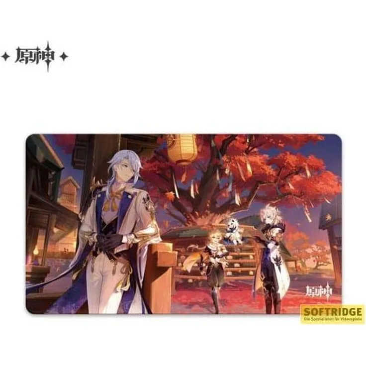 Mihoyo Genshin Impact Tapis de souris Hues of the Violet Garden 70 x 40 cm, Mausmatte, Violett