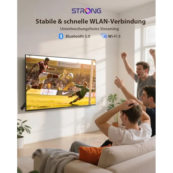 STRONG LEAP-UNA+ TV Stick, Streaming Device mit Android 14, 8GB Speicher, HDR10+, HLG, Bluetooth 5 und Sprachsteuerung für FHD Smart TV Upgrade – Bild 4