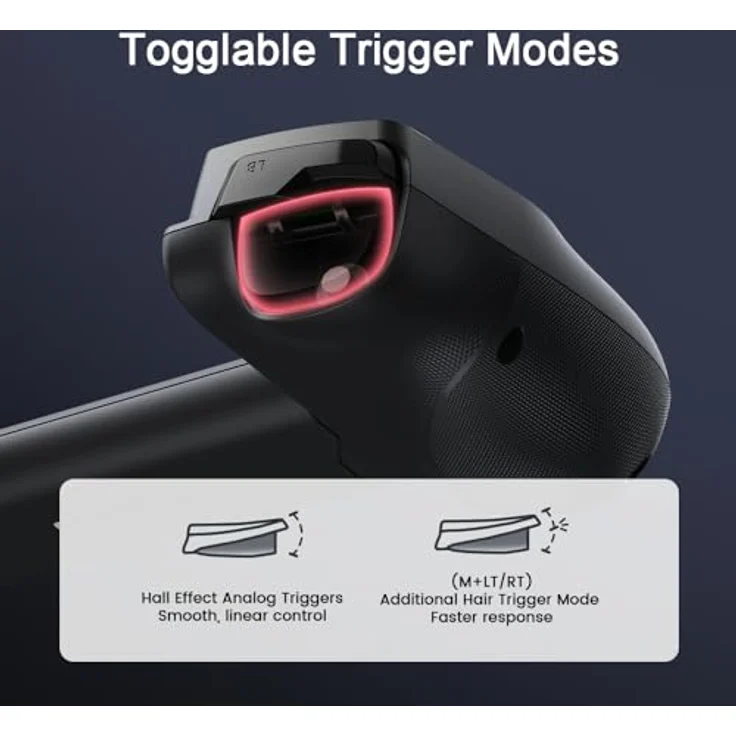 GameSir X5s, Bluetooth Gaming Controller für Switch 2/Android/iOS/PC, mit Hall Effekt Joystick, Dual HD Rumble Motoren, Turbo Funktion, leicht und mobil – Bild 5