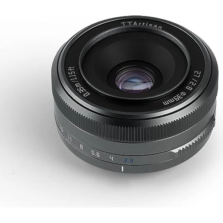 TTArtisan 27 mm F2,8 AF-Objektiv, Metallgehäuse, Autofokus, kompatibel mit Sony E-Mount, Schwarz – Bild 2