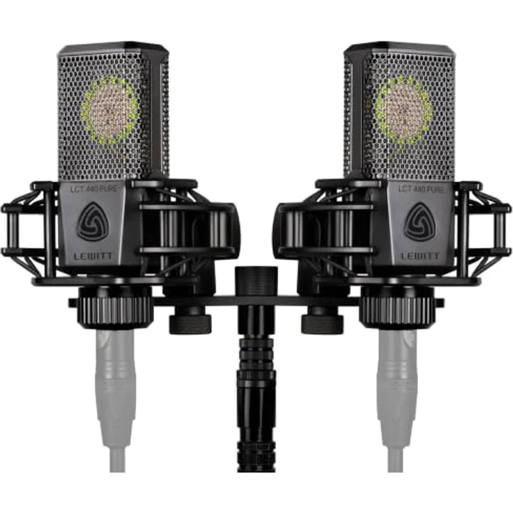 Lewitt LCT 440 PURE, Großmembran Kondensator Mikrofon Stereo-Paar mit Niere, Frequenzbereich 20-20.000 Hz, inkl. Zubehör – Bild 2