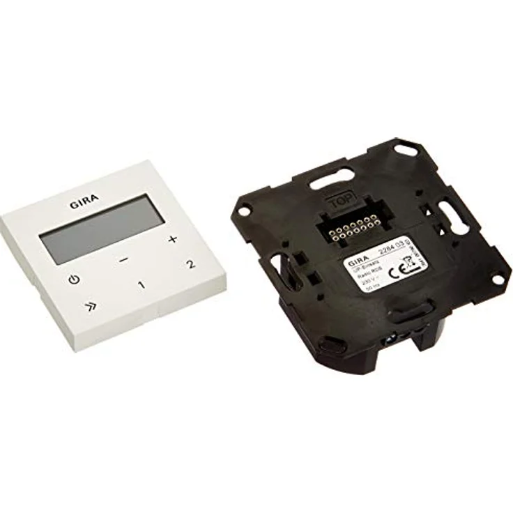 Gira 228403 Unterputz-Radio RDS ohne Lautsprecher ST55, reinweiß-glänzend – Bild 3