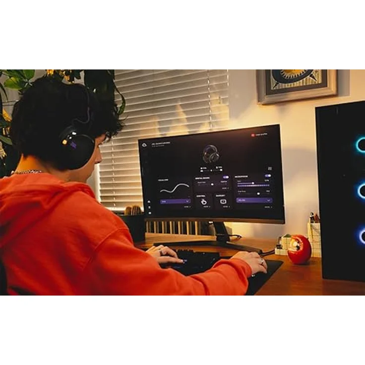 JBL Quantum 650, Over-ear Gaming Headset mit Bluetooth und USB Type-C, Weiß – Bild 8
