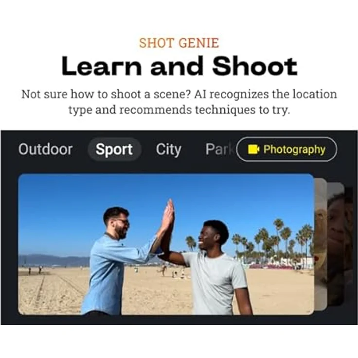 Insta360 Flow Creator Kit, KI-Tracking Gimbal für Smartphones mit 3-Achsen-Stabilisierung, grau – Bild 22
