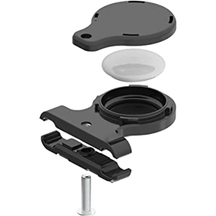 Lezyne Matrix Saddle Tagger, Apple AirTag Halterung zur sicheren Befestigung unter dem Sattel, schwarz – Bild 3