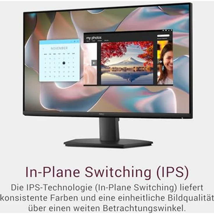 Dell 27 Monitor SE2725HM Monitor 27 Zoll Full HD (1920x1080), 100Hz, IPS, 5ms, Neigbar, Comfortview Plus, Schwarz – Bild 7