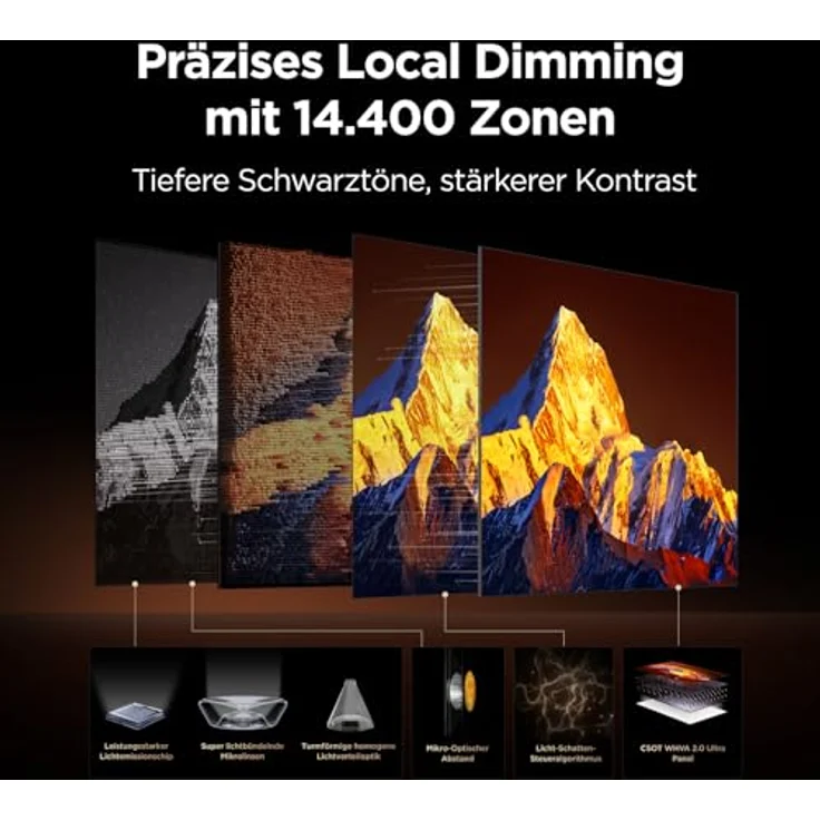 TCL 85X11L 4K SQD-Mini LED TV 215 cm (85") – Bild 8