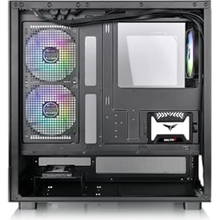 Thermaltake View 270 Plus TG ARGB | Mid Tower Chassis | Black mit Tempered Glass Panels und 360-mm-Radiator Unterstützung – Bild 5