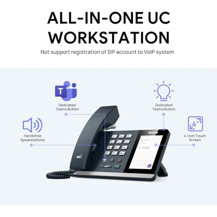 Yealink MP45, USB VoIP Telefon mit HD Audioqualität – Bild 5