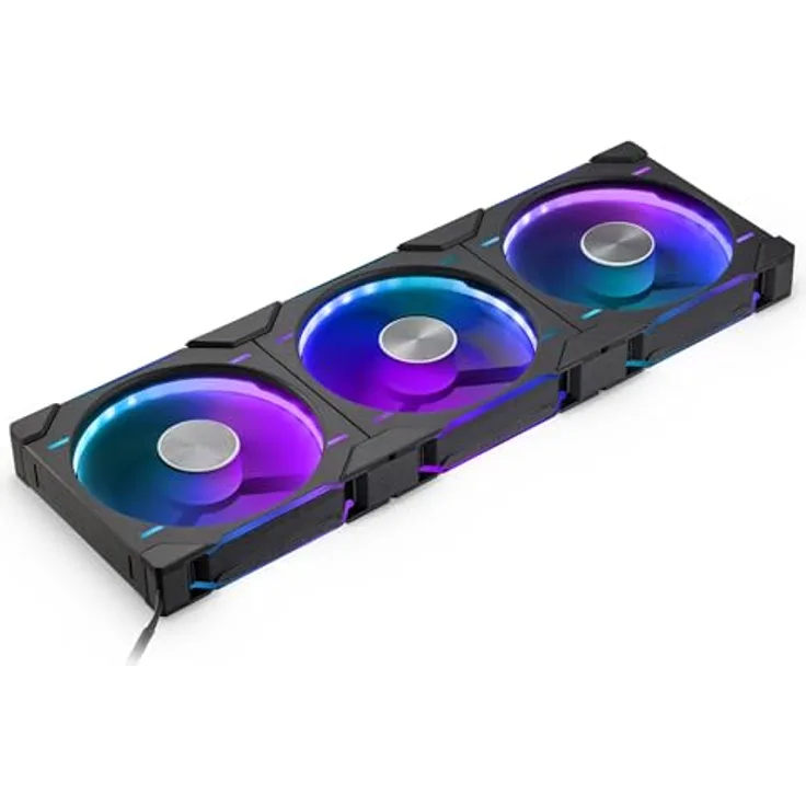 Phanteks D30 PWM Reverse Airflow, D-RGB Lüfter, 3er Pack - 140mm, schwarz